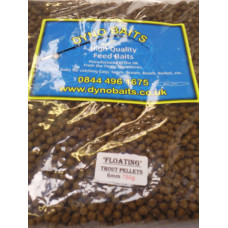 TROUT PELLETS Expander Floating  6mm ( DYNO BAITS ) 750g