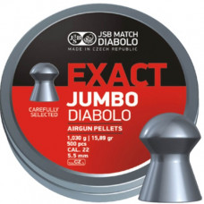 JSB Exact Jumbo Pellets 5.50mm .22 Calibre 15.89 grain Tin of 500
