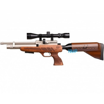 Kral Puncher NP-02 PCP Pre Charged Air Rifle .22 calibre 12 shot NP02 and free hard case Marine WALNUT STOCK