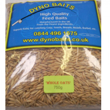 750g BAG OF WHOLE OATS Quality Feed Baits DYNO BAITS