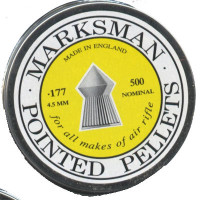 Marksman Pointed .177 calibre Air Gun Pellets 8.87 grains Tin of 500