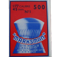 Marksman Round Head .177 calibre Air Gun Pellets 8.05 grains Box of 500