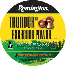 Remington Thunder BARACUDA Power .22 calibre 21.14 grains Tin of 200